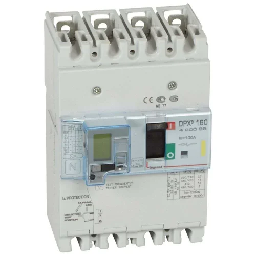 Legrand 420035 DPX³160 TM&KAK 4P 100A 16kA Kompakt Şalter - 1