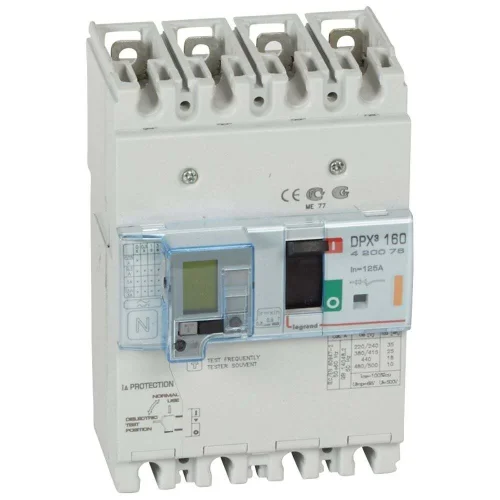 Legrand 420076 DPX³160 TM&KAK 4P 125A 25kA Kompakt Şalter - 1