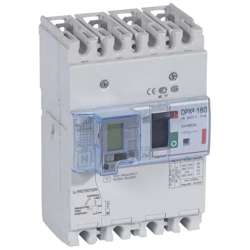 Legrand 420114 DPX³160 TM&KAK 4P 80A 36kA Kompakt Şalter - 1