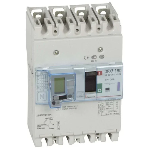Legrand 420155 DPX³160 TM&KAK 4P 100A 50kA Kompakt Şalter - 1