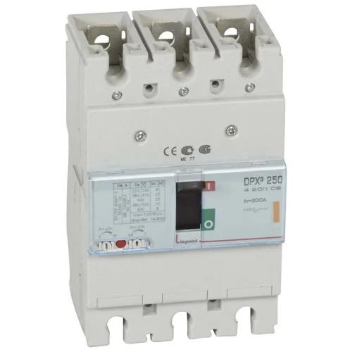 Legrand 420208 DPX³250 TM 3P 200A 25kA Kompakt Şalter - 1