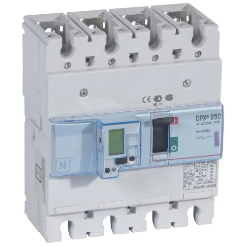 Legrand 420375 DPX³250 ELE 4P 100A 50kA Kompakt Şalter - 1