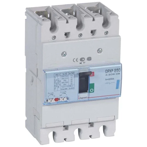 Legrand 420608 DPX³250 TM 3P 200A 70kA Kompakt Şalter - 1