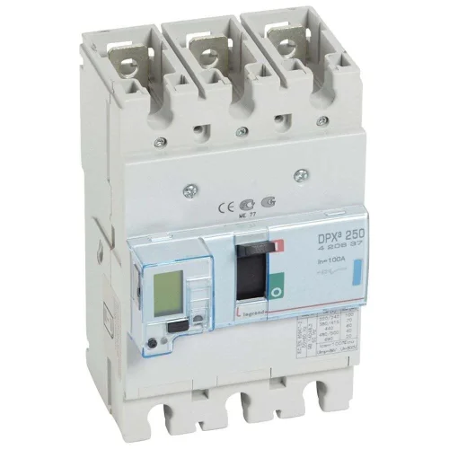 Legrand 420637 DPX³250 ELE 3P 100A 70kA Kompakt Şalter - 1