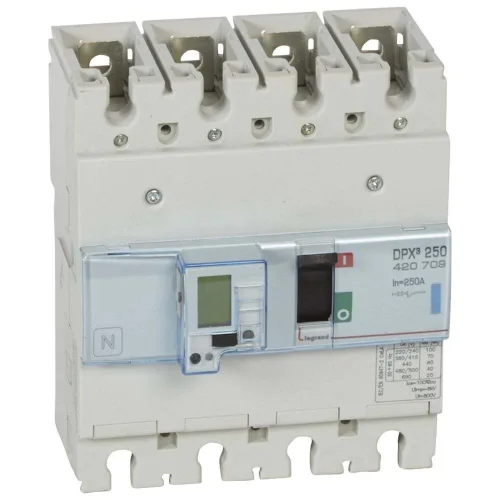 Legrand 420709 DPX³250 ELE&SG 4P 250A 70kA Kompakt Şalter - 1