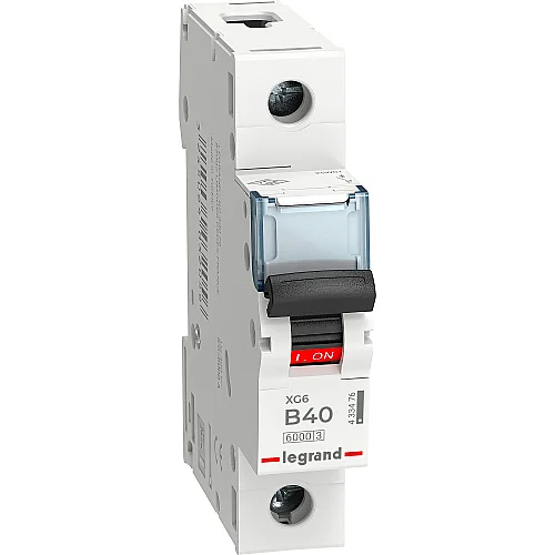 Legrand 433476 XG6 1P 40A C Tipi 6 kA Otomatik Sigorta - 1