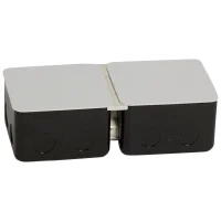 Legrand 54002 6 (2X3) Modül Donatılabilir Masa Veya Döşeme Altı Buat İçin Şap Altı Metal Buat - 1