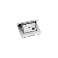 Legrand 54010 3 Modül Donatılabilir Masa Veya Döşeme Altı Buat Mat Alüminyum Renk - 1