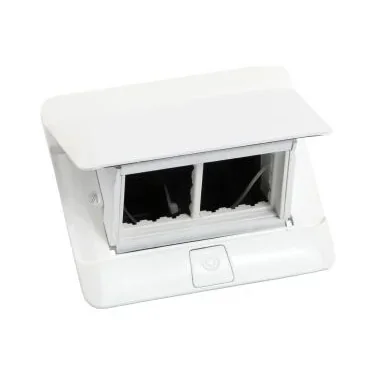 Legrand 654001 Pop-Up Set Üstü Priz Kasası 4 Modules White + İnstallation Kit - 1