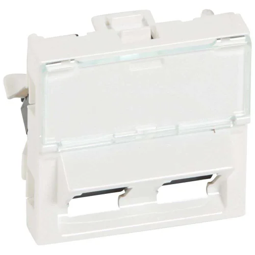 Legrand 76502 Lcs² Sistem Armada Rj45 Cat5E Priz Utp 45° 2Xrj 45 2Modül Beyaz - 1