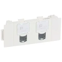 Legrand 76542 2 X Rj45 Cat5E Ftp Soluclip Aksesuarlı, 3 Modül, Beyaz - 1