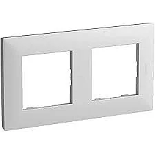 Legrand 768172 Raventi Serisi İkili Çerçeve Beyaz - 1