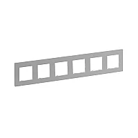 Legrand 768276 Raventi 6Lı Alüminyum Çerçeve-X - 1