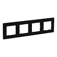 Legrand 768674 Raventi 4Lu Çerçeve Sıyah - 1