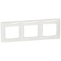Legrand 774453 Valena Çerçeve Üçlü Yatay Beyaz - 1