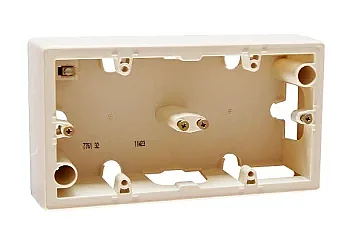 Legrand 776132 Valena Sıva Üstü Montaj Kasası İkili Bej - 1