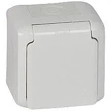 Legrand 782373 Forix IP44 Serisi Sıva Üstü Çocuk Korumalı 16A Tekli Priz Beyaz - 1