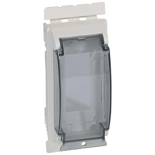 Legrand 78840 Raya Montaj Aparatı, Çıkartılabilir Kapaklı, 2M İçin, 4M, Beyaz - 1