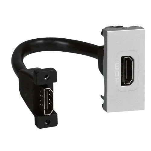 Legrand 79378 Sistem Armada Hdmı Önceden Sonlandırılmış Priz 1 Modül Alüminyum - 1