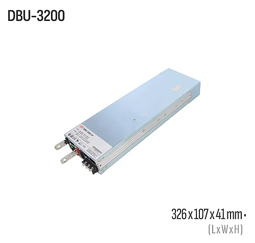 Meanwell DBU-3200-48 3200W 48VDC Akü Şarj / DC UPS Güç Sistemi - 1