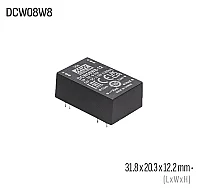 Meanwell DCW08W8-05 8W 5VDC Dönüştürücü - 1