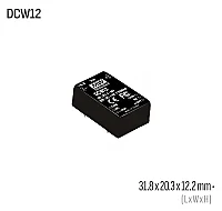 Meanwell DCW12B-05 12W 5VDC Dönüştürücü - 1