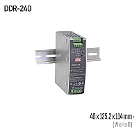 Meanwell DDR-240C-48 240W 48VDC DIN Ray Dönüştürücü - 1