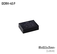 Meanwell DDRH-45-15-P 45W 15VDC DIN Ray Dönüştürücü - 1