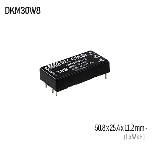 Meanwell DKM30W8-15 30W 15VDC Dönüştürücü - 1