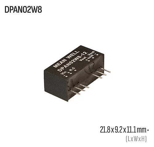Meanwell DPAN02W8-05 2W 5VDC Dönüştürücü - 1