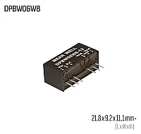Meanwell DPBW06W8-12 6W 12VDC Dönüştürücü - 1