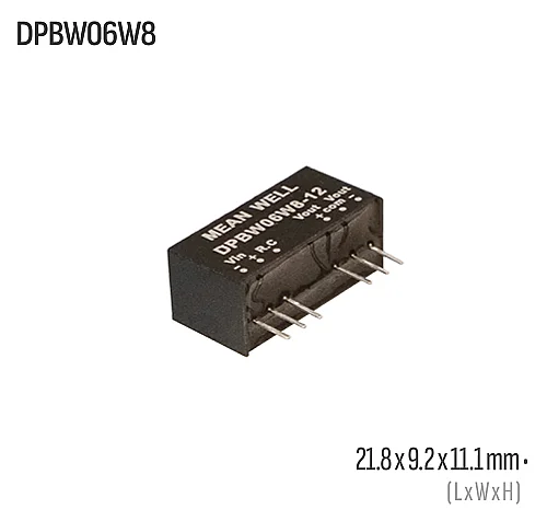 Meanwell DPBW06W8-15 6W 15VDC Dönüştürücü - 1