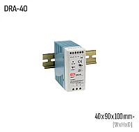 Meanwell DRA-40-24 40W 24VDC DIN Ray AC/DC Güç Kaynağı - 1