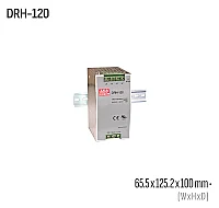 Meanwell DRH-120-48 120W 48VDC DIN Ray AC/DC Güç Kaynağı - 1
