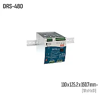 Meanwell DRS-480-48 480W 48VDC DIN Ray AC/DC Güç Kaynağı - 1