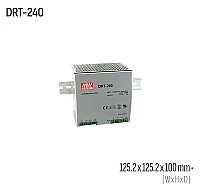 Meanwell DRT-240-48 240W 48VDC DIN Ray AC/DC Güç Kaynağı - 1