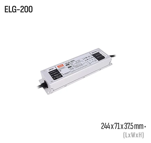Meanwell ELG-200-24B 200W 24VDC Led Sürücü - 1