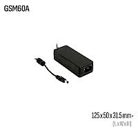 Meanwell GSM60A15-P1J 60W 15VDC Harici AC/DC Adaptör - 1