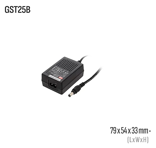 Meanwell GST25B24-P1J 25W 24VDC Harici AC/DC Adaptör - 1