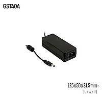 Meanwell GST40A24-P1J 40W 24VDC Harici AC/DC Adaptör - 1