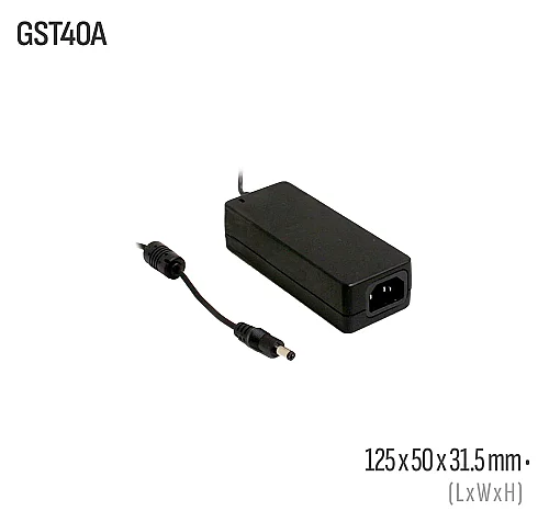 Meanwell GST40A24-P1J 40W 24VDC Harici AC/DC Adaptör - 1