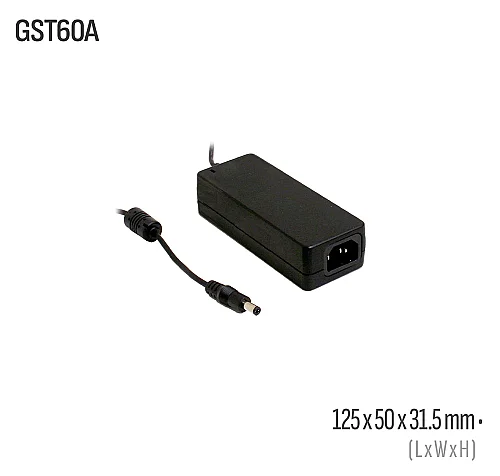 Meanwell GST60A09-P1J 60W 9VDC Harici AC/DC Adaptör - 1