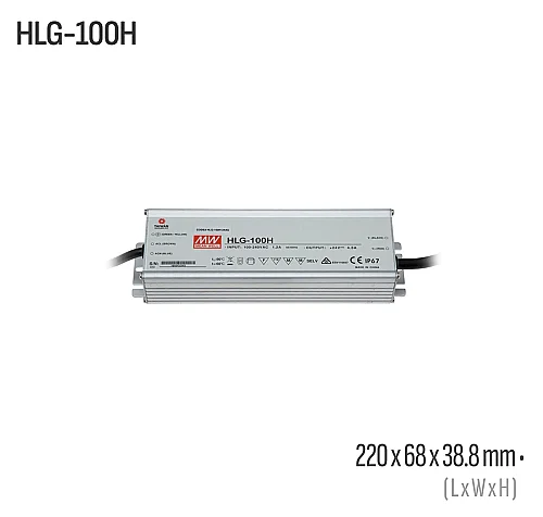 Meanwell HLG-100H-54 100W 54VDC Led Sürücü - 1