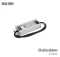Meanwell HLG-60H-36B 60W 36VDC Led Sürücü - 1
