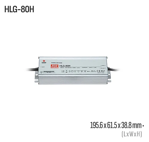 Meanwell HLG-80H-30B 80W 30VDC Led Sürücü - 1