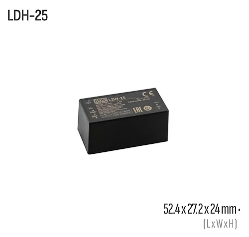 Meanwell LDH-25-350 25W 350VDC Led Sürücü - 1