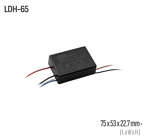 Meanwell LDH-65-1400 65W 1400VDC Led Sürücü - 1
