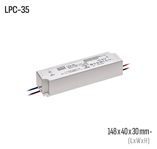 Meanwell LPC-35-1050 35W 1050VDC Led Sürücü - 1