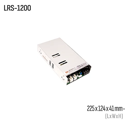 Meanwell LRS-1200-48 1200W 48VDC Kapalı Kasa AC/DC Güç Kaynağı - 1