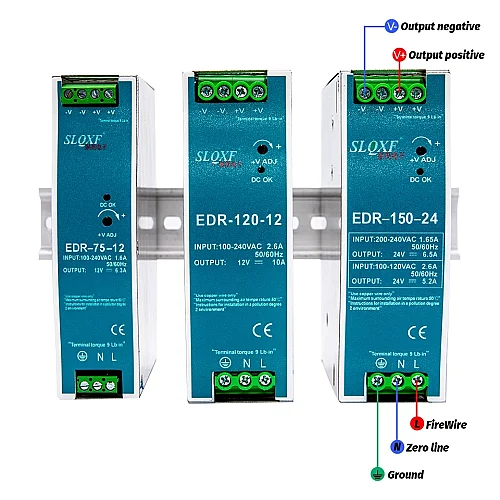 Meanwell Lrs-150-24 En Ekonomik Smps Güç Kaynağı 150W 24V 6.5A Güç Kaynağı - 2